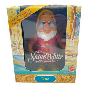 1992 Mattel Disney Snow White and the 7 Dwarfs Doc Doll Magic Color Change